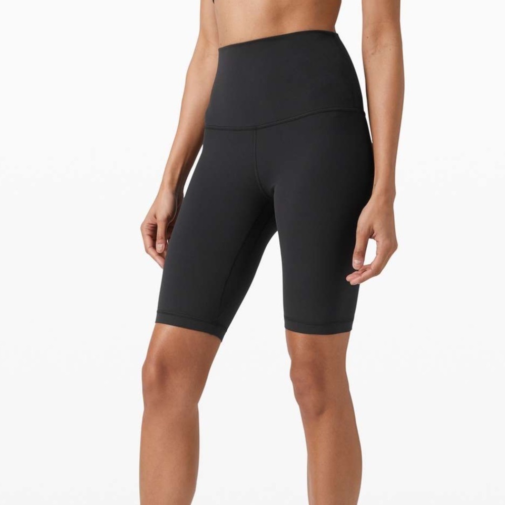 Lululemon Align Super High Rise Short *10" Navy 4